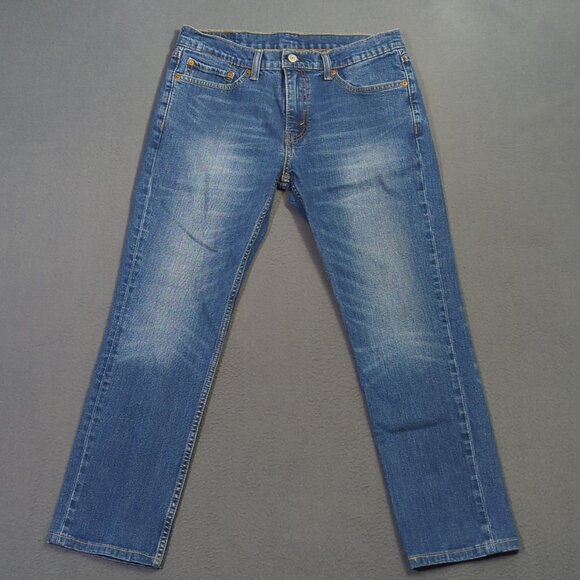 Levi's Jeans Men's 33x30 Fits 32x26 Blue 511 Slim Fit Tapered Leg Denim - Picture 1 of 12